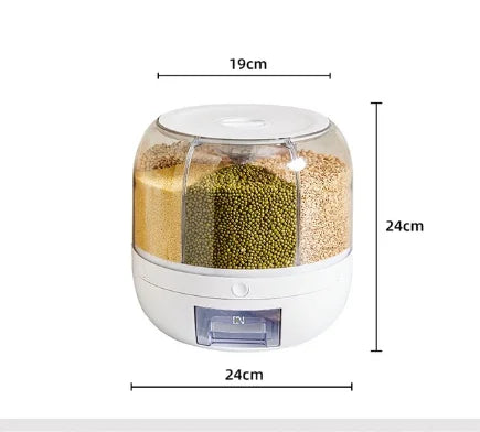 Rotating Food Storage Dispenser