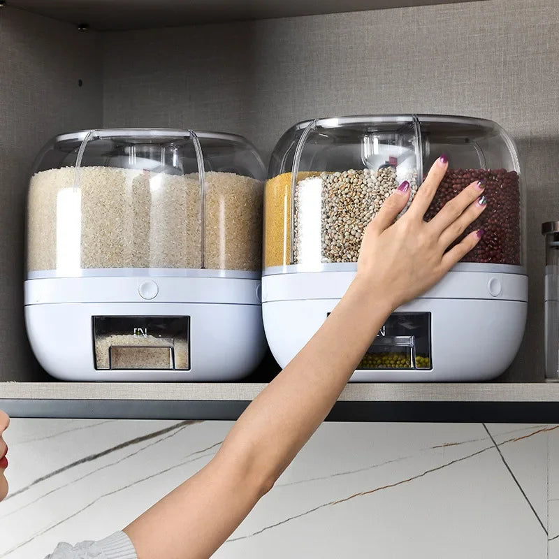 Rotating Food Storage Dispenser