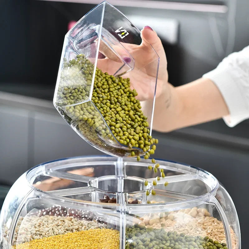 Rotating Food Storage Dispenser