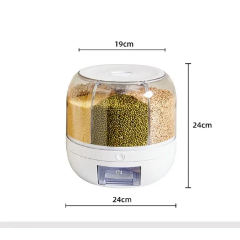 Rotating Food Storage Dispenser